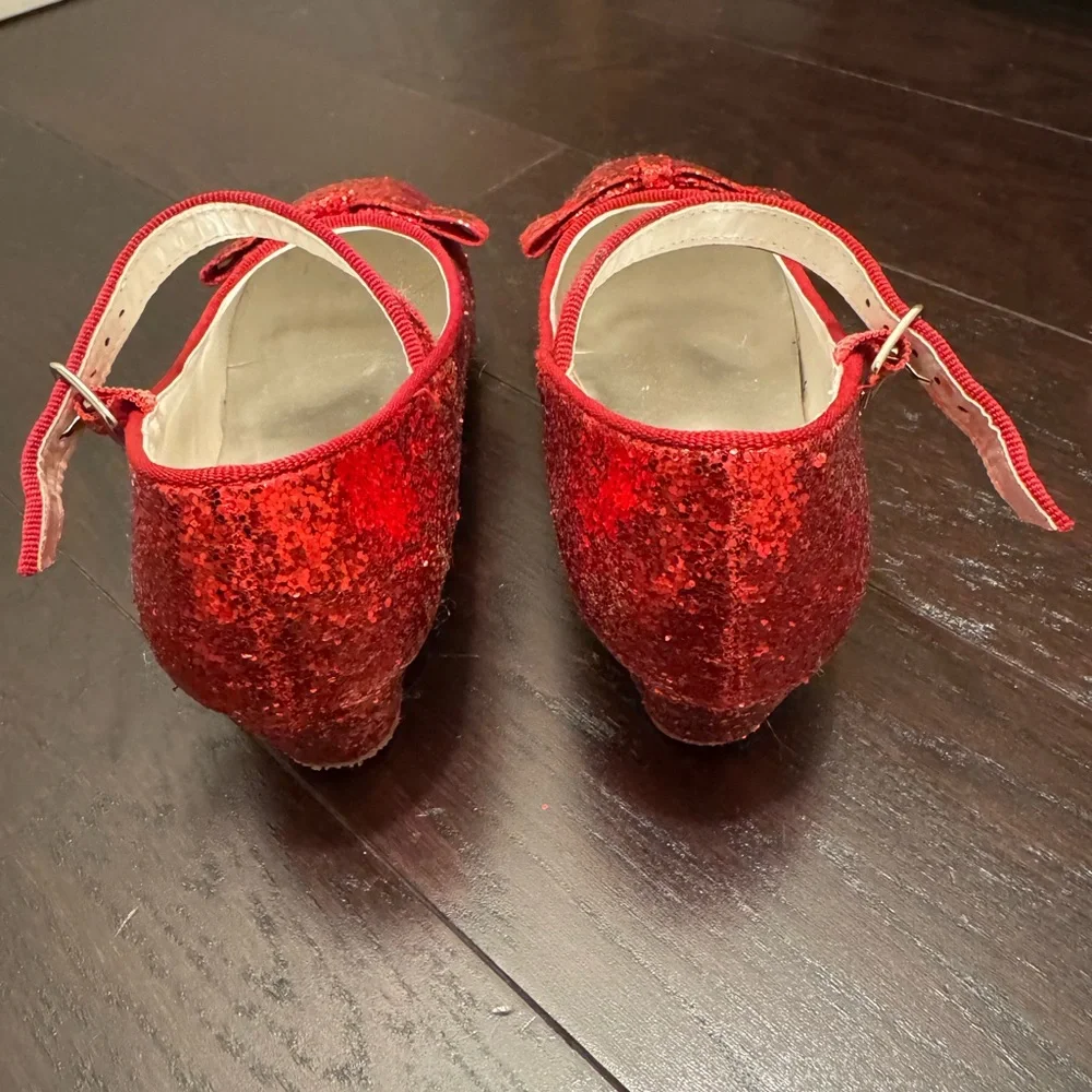 Dorothy's Ruby Red Slipper Shoes for Kids - Picture 2 of 3